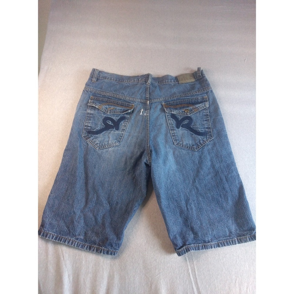 Roca Wear Baggy Y2K Denim Jean Shorts Size 40 - Picture 15 of 16